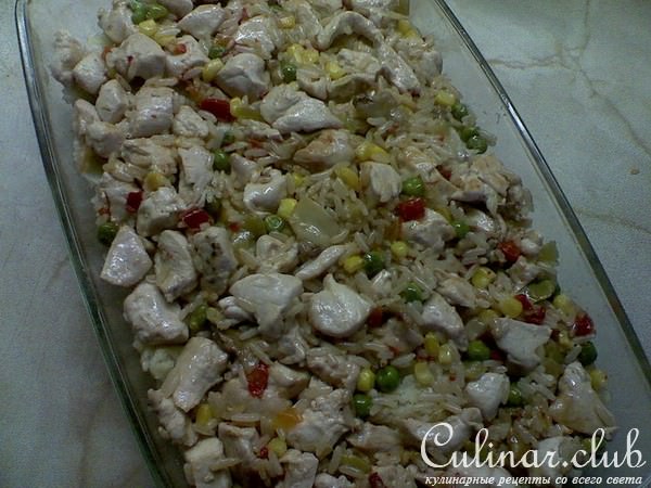 "СВЕТОФОР" (капустно-куриная запеканка)