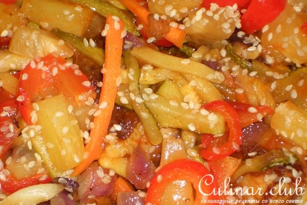 Курица в кисло-сладком соусе