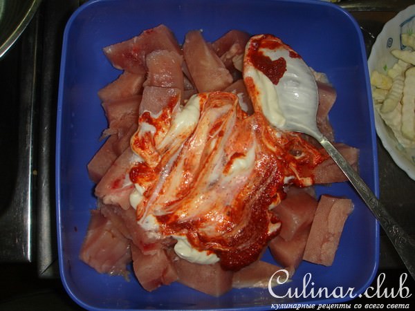 Острая курочка быстрого приготовления