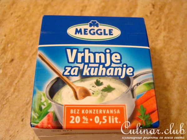 Рыба с грибами и горгонзолой