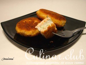 Котлеты из красной и белой рыбы