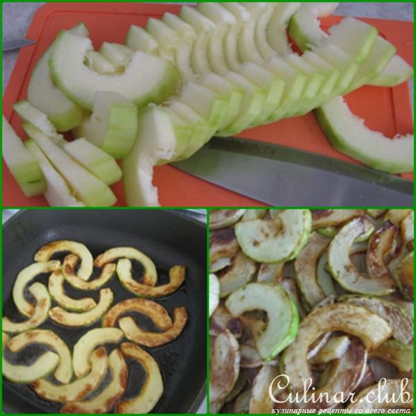 Мусака с кабачками.