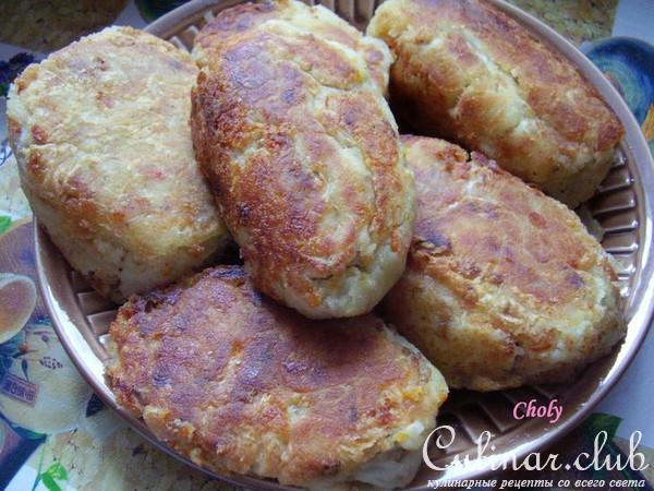ЗРАЗЫ картофельные с мясом-ЛЕНИВЫЕ