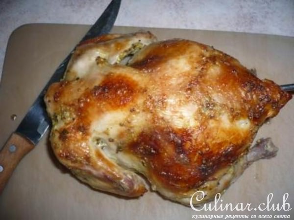 Ароматный цыпленок "ГРИН" и гарнир