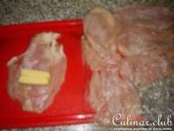 Куриные рулеты в беконе