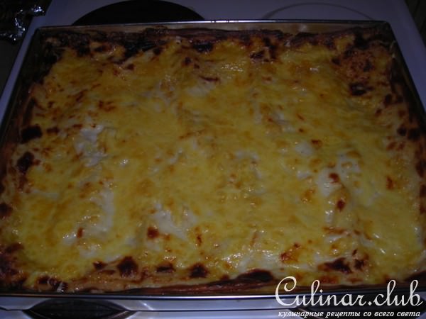 Лазанья с мясом (вариант)