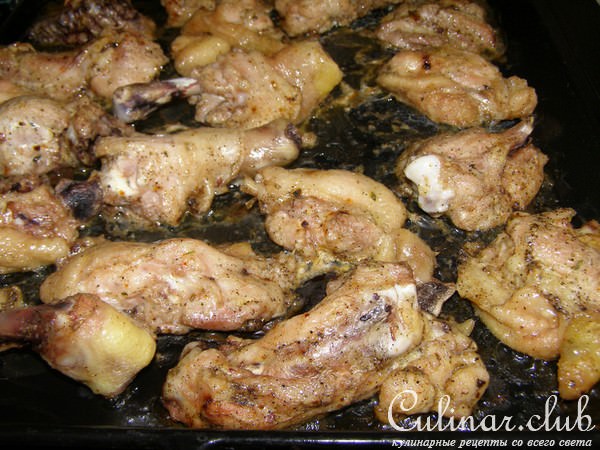 Запеченные окорочка(вариант)