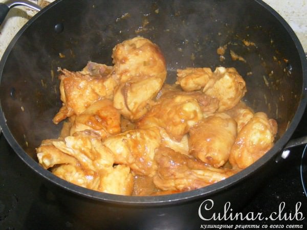 Жаркое из курицы с овощами