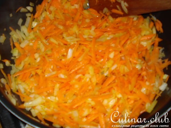 Мясо под овощным одеялком