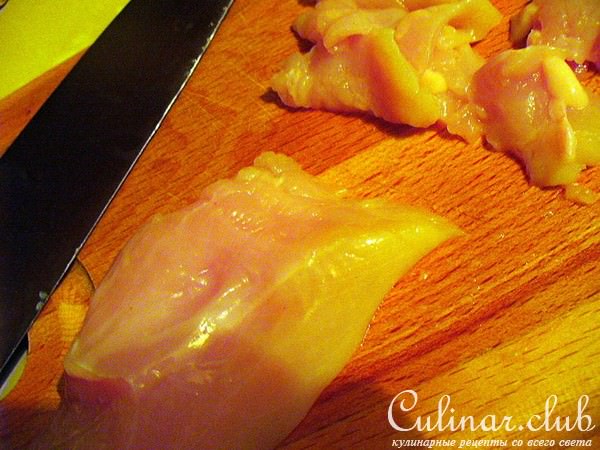 КУРИНЫЕ ГРУДКИ с сыром и соком(быстрый ужин или обед)