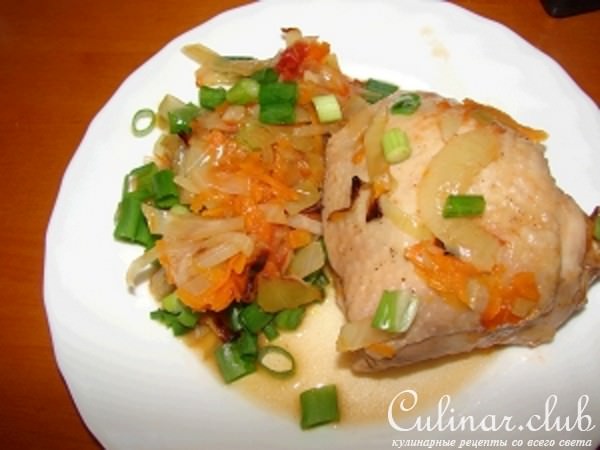 Курица с капустой "Очень вкусно"