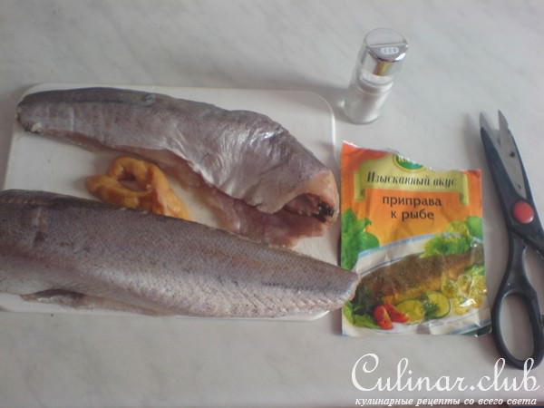 "Хек" в пароварочке с салатиком