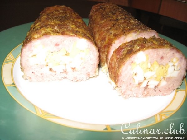 Мясной рулет