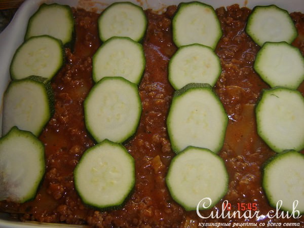 Лазанья с цуккини