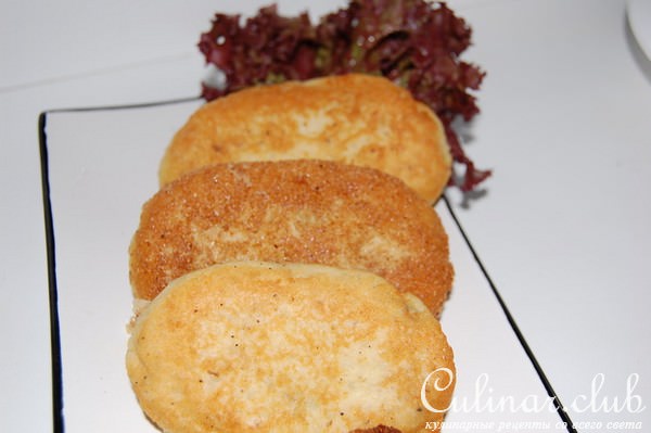 Картофельные пирожки с грибной начинкой Вариант