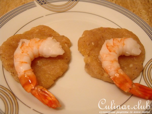 Куриные зразы с креветками