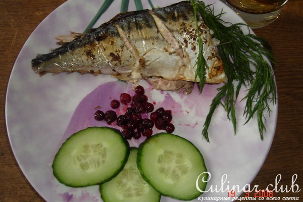 Скумбрия из духовки