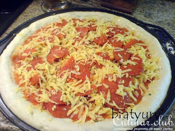 Простая, эффектная и очень вкусная пицца по интересному рецепту