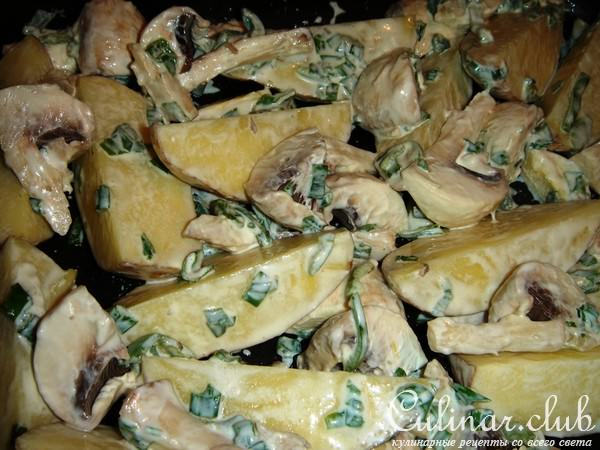Картошечка под "мясным одеялом"