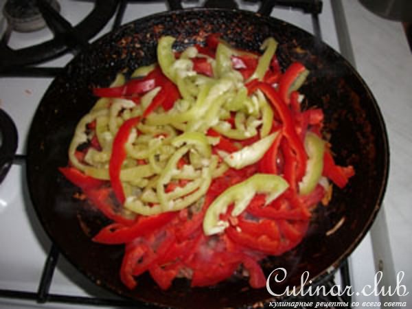 Гречка с овощами и курицей 