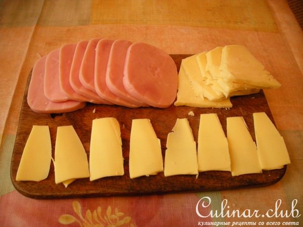 куриные котлеты светчиной