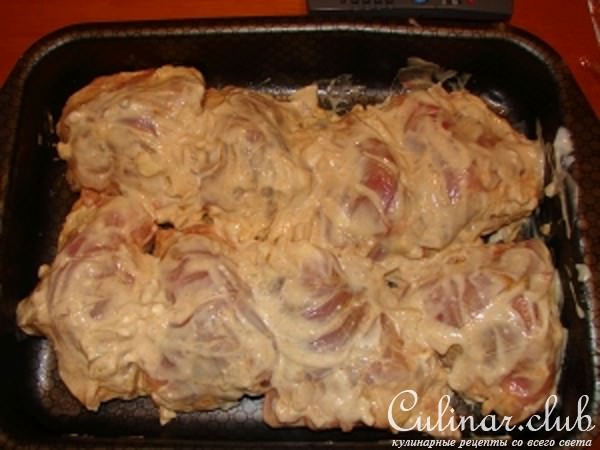 Курица тандури ( в йогуртовом маринаде)