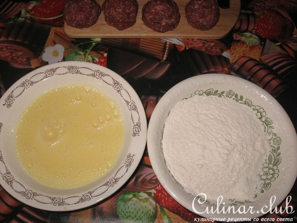 Отбивные из мясного фарша
