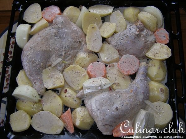 Курочка в картофельном раю