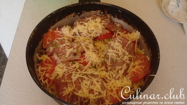 Курица на подушке или Куриный "сон час".