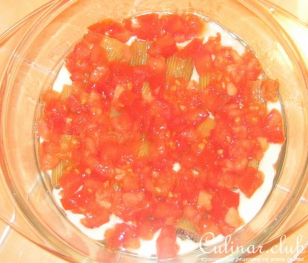 Каннеллони с соусом бешамель