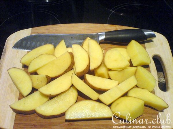 Potatos в духовке, выстраданная версия английских картофелепоклонников. Не смог отказать Свете…