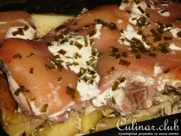 Картошечка под "мясным одеялом"