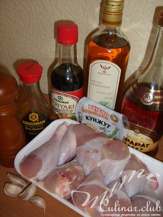куриные ножки в кунжуте