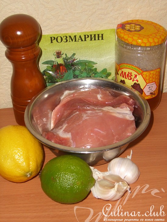 мясо в цитрусовой карамели