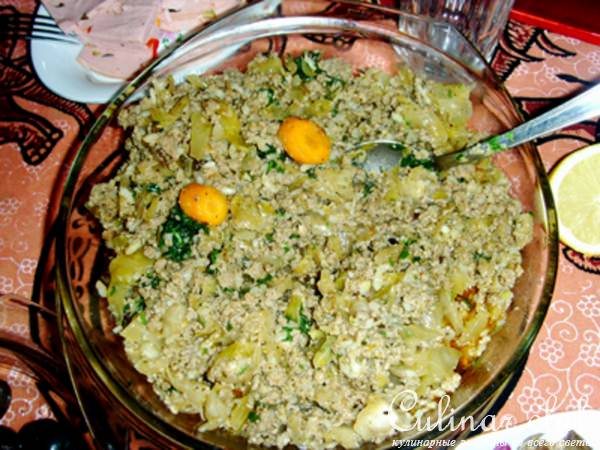 Вроде мусака с кислой капустой, а может ленивые голубцы из кислой капусты?