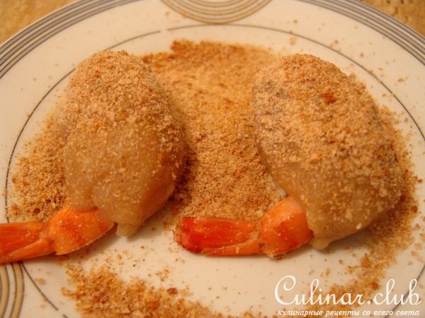 Куриные зразы с креветками