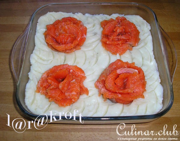 Розочки из форели