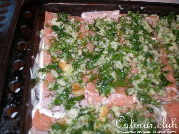Рыбка под виноградным соусом