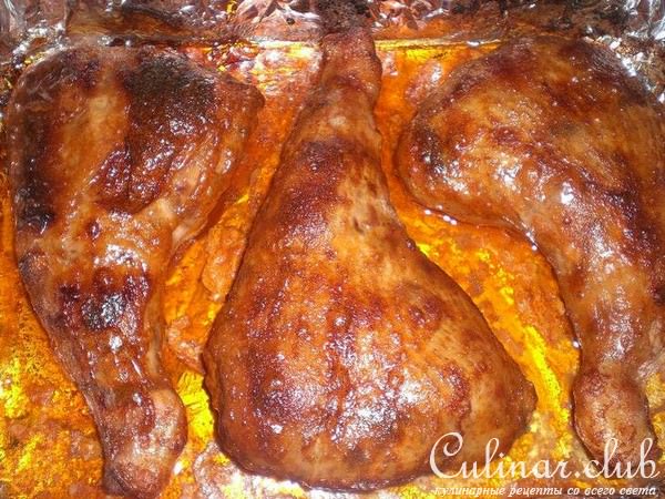 Фаршированные окорочка.