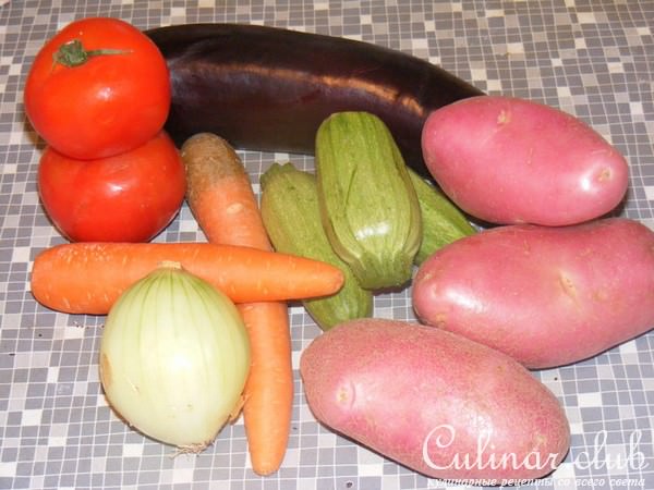Жаркое из курицы с овощами