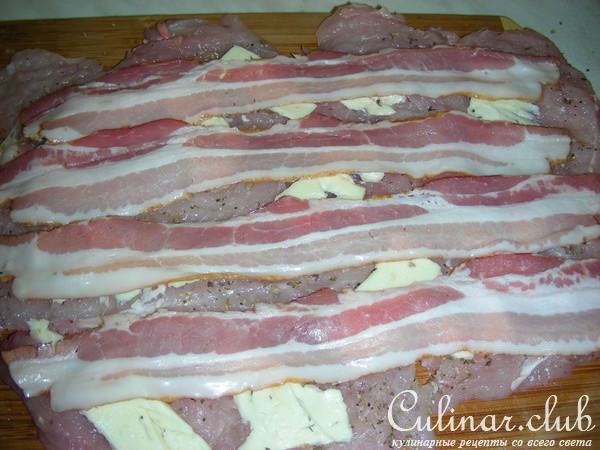 Пикантный куриный рулет