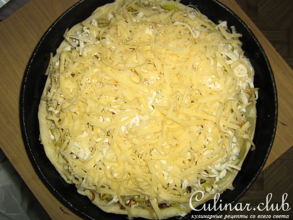 Луково-картофельный киш