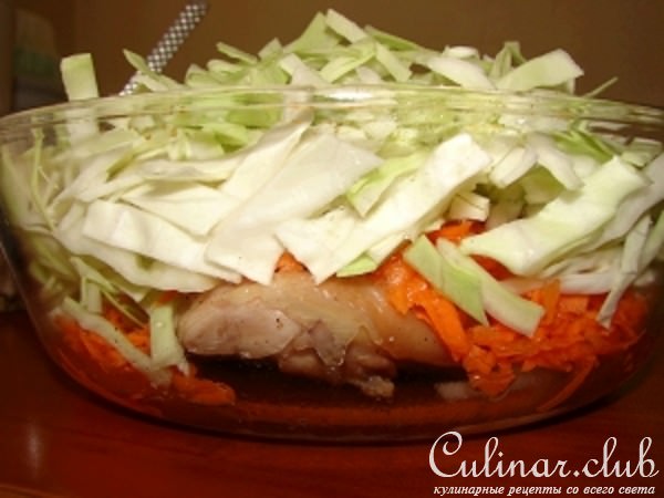 Курица с капустой "Очень вкусно"