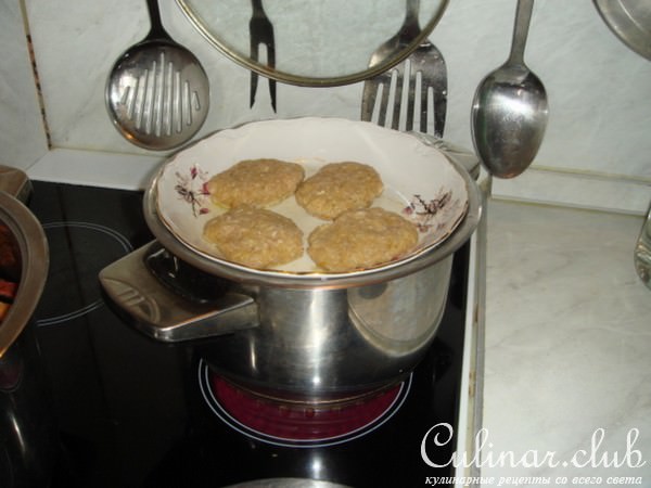 вариант паровых котлет