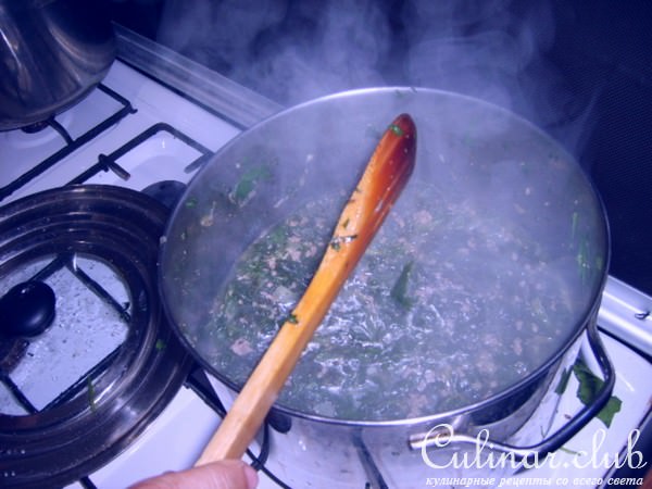 яхния из шпината