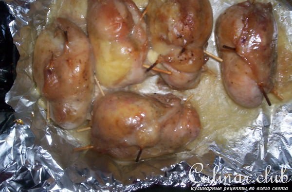 "Ножки с сыром и чесноком"