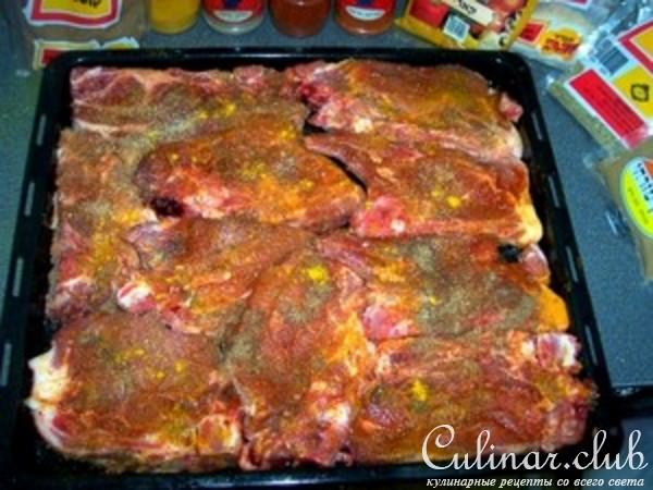 Мясные стейки.