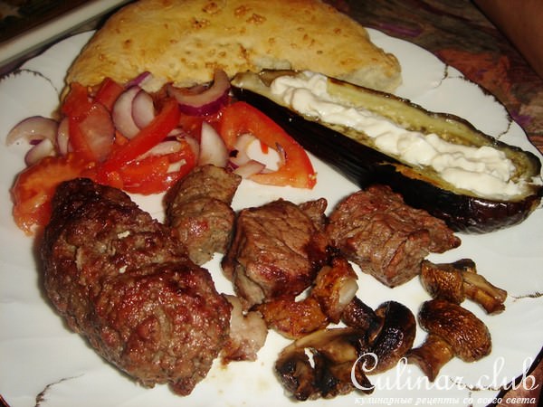 Кийма Кабоб(шашлык из рубленного мяса