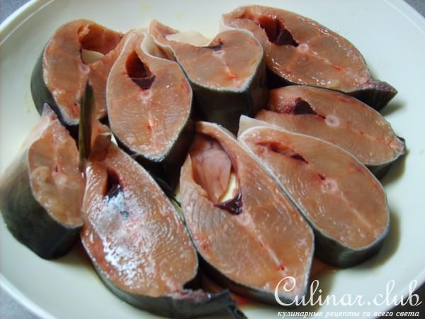 Лосось запеченый с картофелем