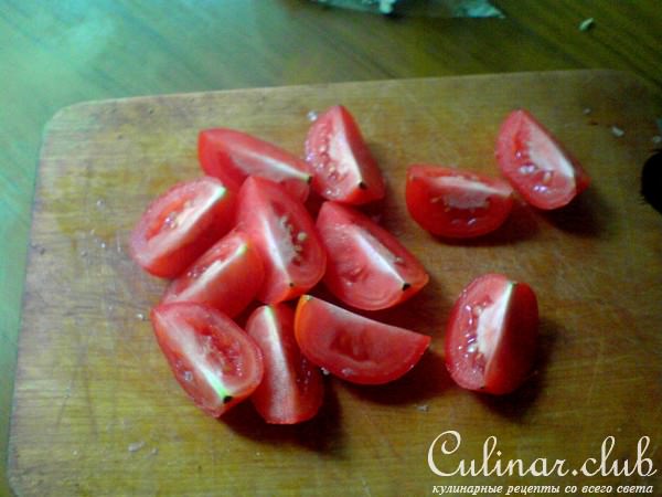 Запечённый картофель с грибным рагу